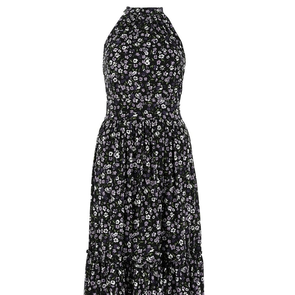NWT Michael Kors Floral Textured Jersey Dress